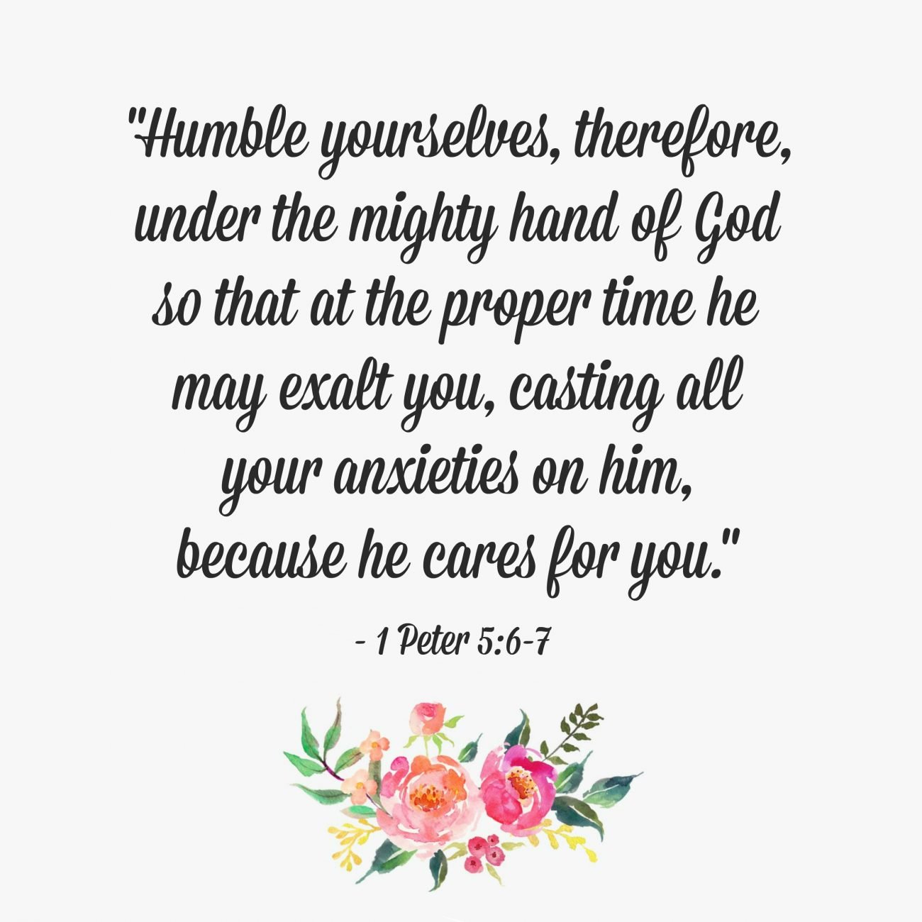 1 Peter 5:6-7