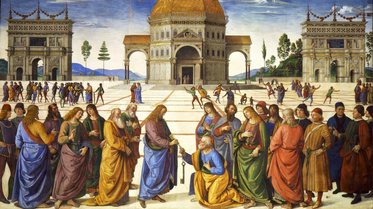 The Delivery of the Keys to Saint Peter, Pietro Perugino
