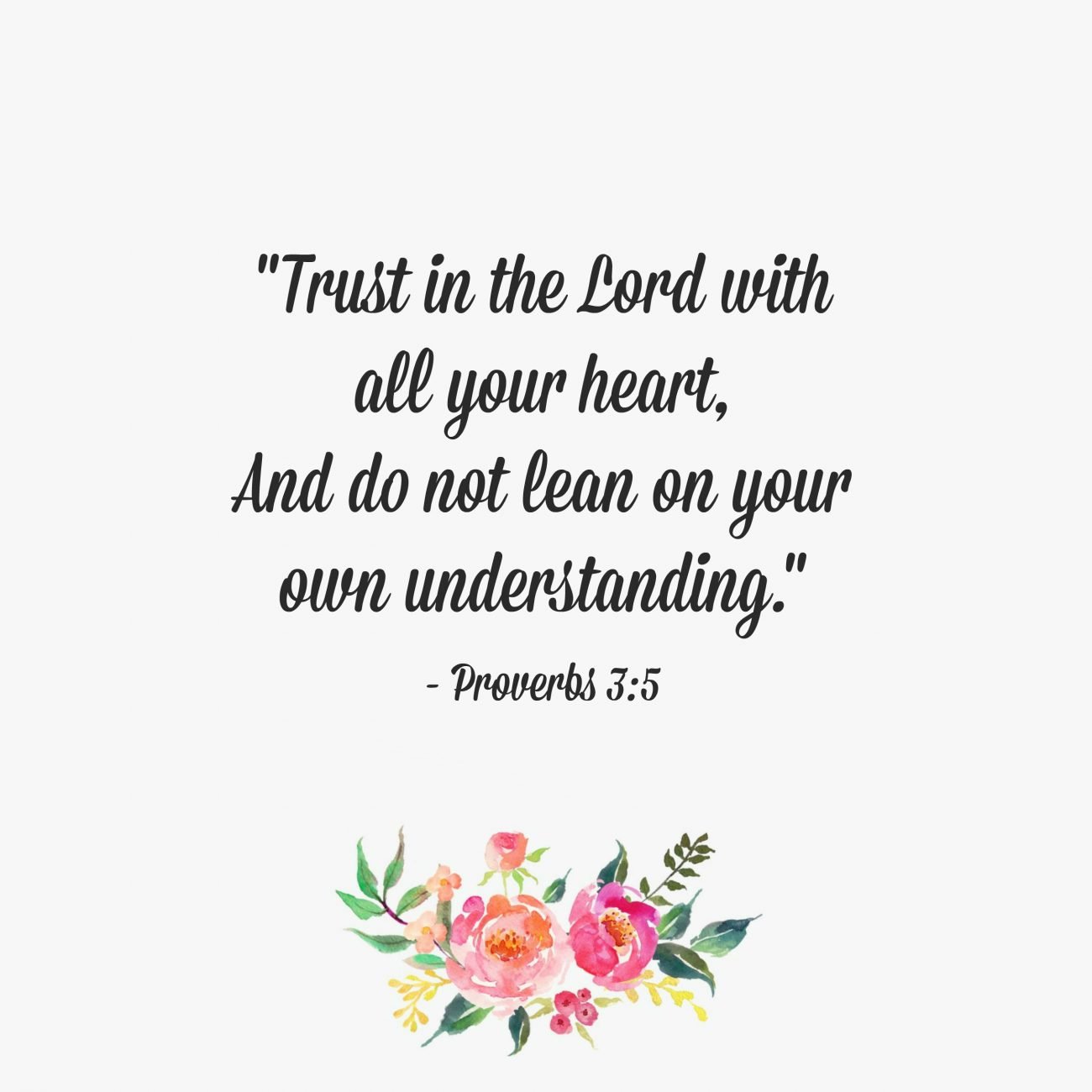 Proverbs 3:5