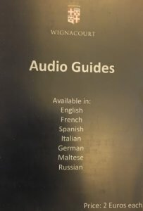 Wignacourt Museum audio guides